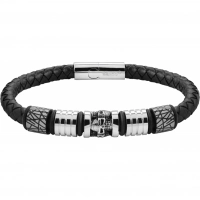 Браслет Zippo Five Charms Leather Bracelet с 5 шармами (22 см) купить в Твери