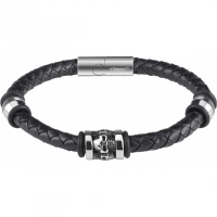 Браслет Zippo Three Charms Leather Bracelet 3 с шармами (20 см) купить в Твери