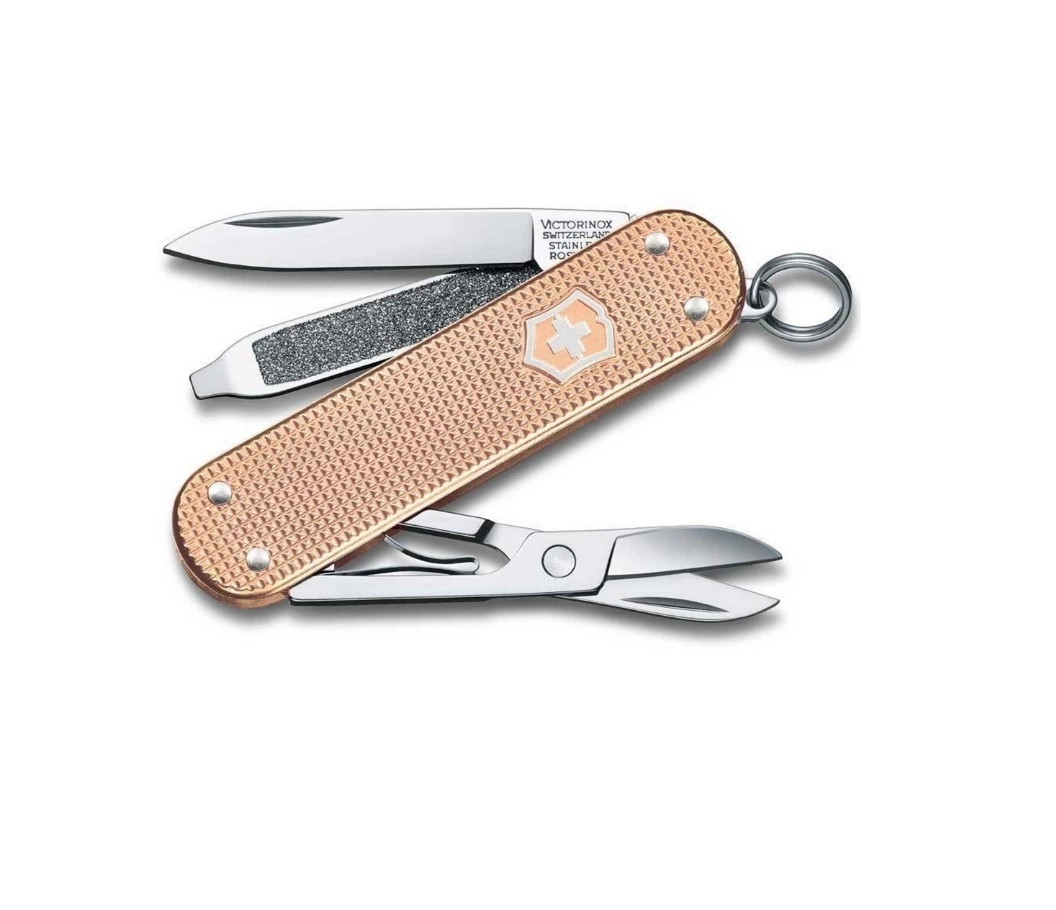 Нож перочинный Victorinox Classic Alox , 58 мм, 7 функций, персиковый