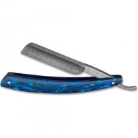 Опасная бритва Boker Damascus Paua 5/8, дамасская сталь, рукоять abalone купить в 