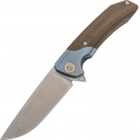 Складной нож Maxace Goliath Blue, сталь Bohler K110, Micarta купить в Твери