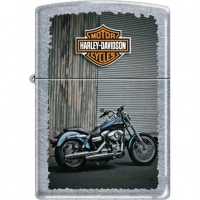 Зажигалка ZIPPO Harley-Davidson® Байк, с покрытием Street Chrome™, латунь/сталь, серебристая, 36x12x56 мм купить в Твери