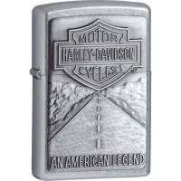 Зажигалка ZIPPO Harley-Davidson® Легенда, с покрытием Street Chrome™ купить в Твери