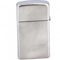 Зажигалка ZIPPO Slim® с покрытием Satin Chrome™, латунь/сталь, серебристая, матовая, 30х10×55 мм купить в Твери