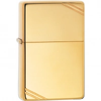 Зажигалка ZIPPO Vintage™ с покрытием High Polish Brass купить в Твери